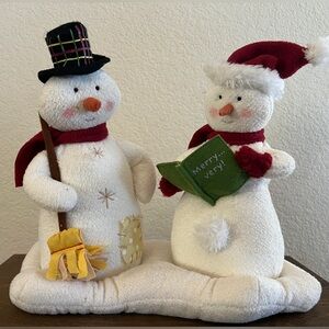 Hallmark Caroling Mr. & Mrs.Snowman Duet - Working - See Description